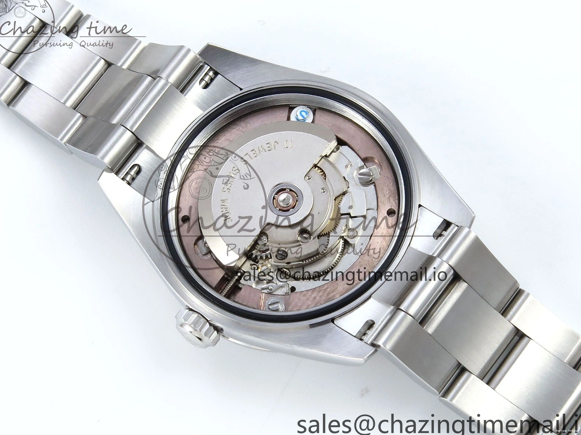0523 Timeless DateJust 31 278274 ARF 1:1 Best Edition 904L Steel Pink Diamonds Dial on SS Oyster Bracelet ETA 557